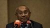 Le président de la CAF, Ahmad Ahmad, lors d'une conférence de presse à Accra, Ghana, le 30 novembre 2018. (Photo by CRISTINA ALDEHUELA / AFP)