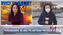 Laporan Langsung VOA untuk Metro TV: Pengamanan Jelang Pelantikan Presiden AS