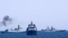 FILE - Chinese and Russian naval vessels are seen during a 2014 joint naval exercise outside Shanghai on the East China Sea.