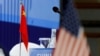 The Chinese and U.S. national flags are seen before the start of a Treaty on the Non-Proliferation of Nuclear Weapons conference with the U.N. Security Council's five permanent members, in Beijing, January 30, 2019.