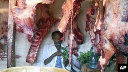 Adam Mohamad, a butcher is not a "hyena man," but like many Hararis, he feels close to the animals and will feed them by hand if they come to his shop.