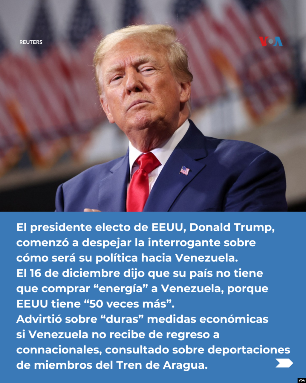 ¿Cuáles son las más recientes sanciones relacionadas con Venezuela a un mes de la juramentación de Donald Trump?