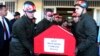 Soldiers at the airport in Gaziantep, Turkey, carry the coffin of a Turkish soldier killed in what the Turkish military said was a pre-dawn airstrike carried out by Syrian government forces, Nov. 24, 2016.